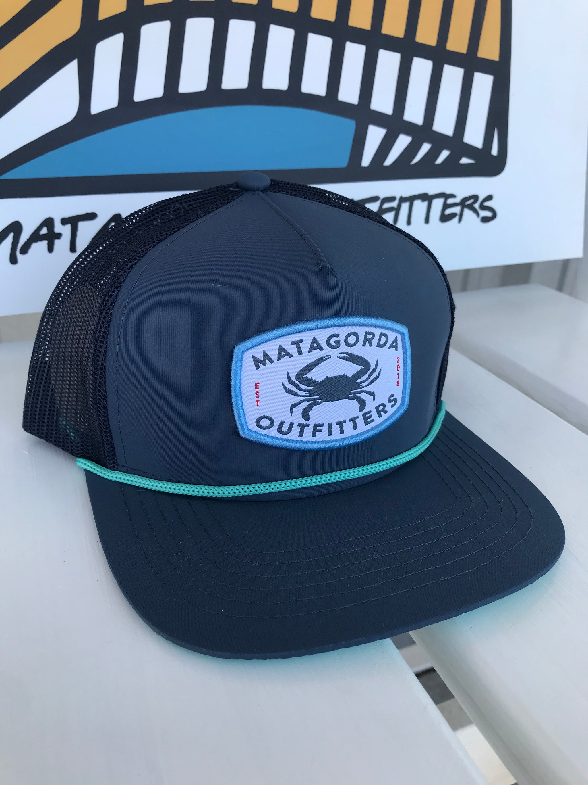 Blue Crab Staunch Rope Hat - Matagorda Outfitters