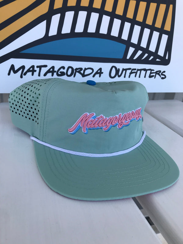 Mint Green/Pink Matagorgeous Rope Staunch Hat