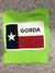 Lime Green Gorda Flag- Short Sleeve Performance