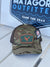 Army Camo Hat with Green and Orange Patch