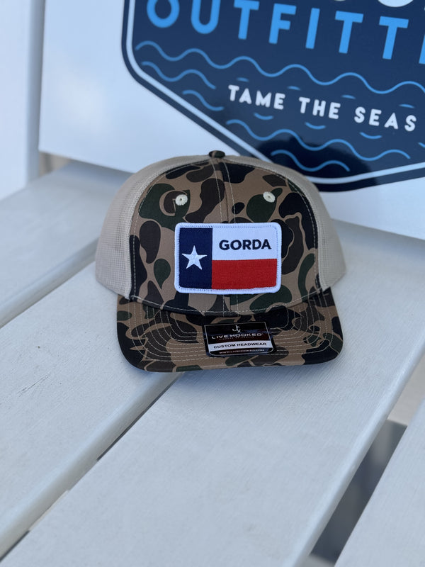 Classic Camo with Gorda Flag Patch